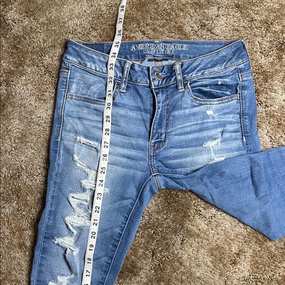 American Eagle Distressed Jegging Size 6 Short - Picture 5 of 6